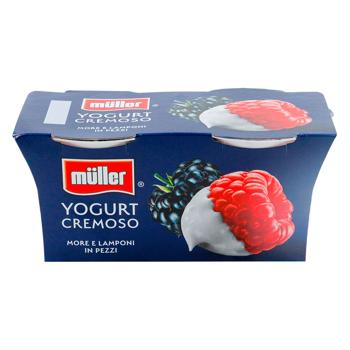 Йогурт Muller Pezzi Ежевика малина 125г*2шт - купить, цены на METRO - фото 2
