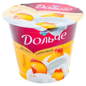 Desert de branza Lactel Dolce piersic 200g - cumpărați, prețuri pentru BONUS - foto 1