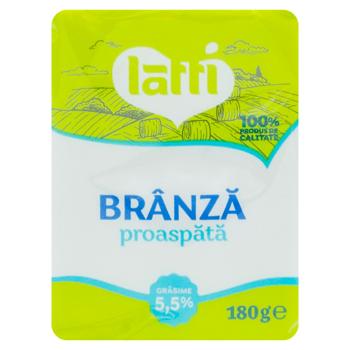 Branza de vaca Latti 5.5% 180g - cumpărați, prețuri pentru BONUS - foto 1