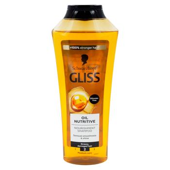 Шампунь Gliss Kur Oil Nutritive 400мл - купить, цены на BONUS - фото 1