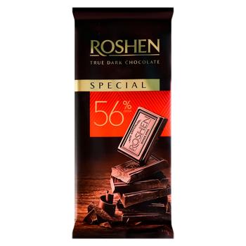 Шоколад черный Roshen Special 56% 85г - купить, цены на BONUS - фото 1