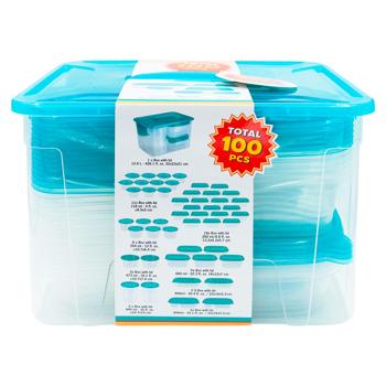 Set recipiente EH 50buc plastic - купить, цены на BONUS - фото 2