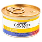 Hrană umedă Gourmet Gold miel/rata pentru pisici 85g