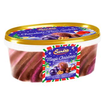 Inghetata Sandra Craciun ciocolata/prune 600g - cumpărați, prețuri pentru BONUS - foto 1
