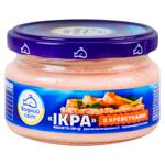 Icre de capelin cu creveti Exotic 160g Vodnii Mir