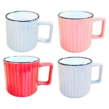 Cana halba Stripes 8.8*8.5cm - cumpărați, prețuri pentru BONUS - foto 1