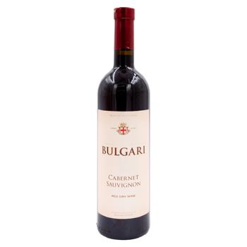 Вино Bulgari Каберне Совиньон красное сухое 0,75л - купить, цены на BONUS - фото 1