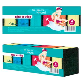 Bureta Tete-a-tete Extra Protect bucatarie 6buc - cumpărați, prețuri pentru BONUS - foto 1