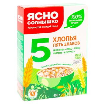 Fulgi 5 cereale Iasno Solnisco 400g - cumpărați, prețuri pentru BONUS - foto 3