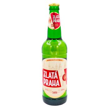 Bere Zlata Praha blonda 0.5l - cumpărați, prețuri pentru BONUS - foto 1