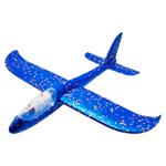 Avion din polistiren cabina cu lumini 48cm