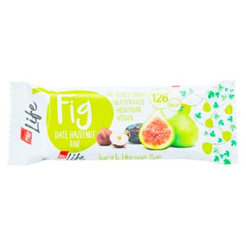 Батончик злаковый Pike Life Инжир и фундук 30г - купить, цены на BONUS - фото 1