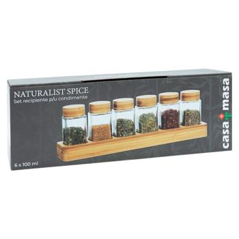 Set recipiente condimente Casa Masa 6x100ml - cumpărați, prețuri pentru BONUS - foto 4
