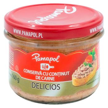 Pate Pamapol Porc 160g - cumpărați, prețuri pentru BONUS - foto 1