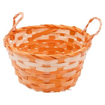 Cosulet PRC impletit cu manere din bambus D17cm H9cm - купить, цены на BONUS - фото 1