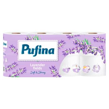 Hartie igienica Pufina Lavanda 3 straturi 8buc - cumpărați, prețuri pentru BONUS - foto 1