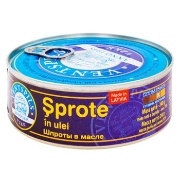 Sprote Ventspils in ulei 240g - cumpărați, prețuri pentru BONUS - foto 1