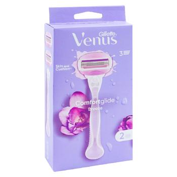 Станок для бритья Gillette Venus Breeze + 2 картриджа - купить, цены на BONUS - фото 3