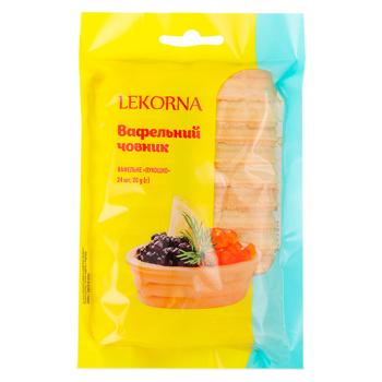 Тарталетки вафельный Lekorna Лукошко 20г - купить, цены на BONUS - фото 1