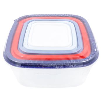 Set containere Fanrong alimentare 5buc - купить, цены на BONUS - фото 2