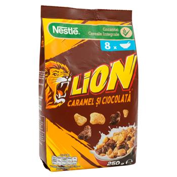 Cereale pentru micul dejun  Nestle® Lion® Caramel si ciocolata 250g - cumpărați, prețuri pentru BONUS - foto 2