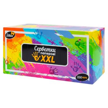 Șervețele cosmetice Silken XXL cu 2 straturi 200buc - cumpărați, prețuri pentru BONUS - foto 2