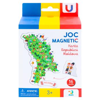Joc magnetic Dodo Harta Moldovei educativ 16 piese - cumpărați, prețuri pentru BONUS - foto 1