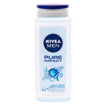 Gel de dus Nivea Men Pure Impact 500ml - cumpărați, prețuri pentru BONUS - foto 1