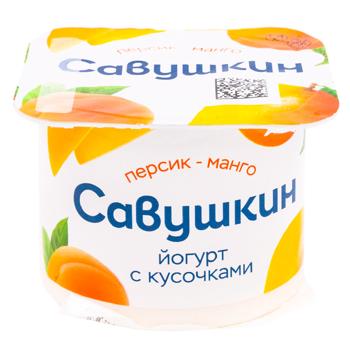 Iaurt Savuskin Piersic Mango 120g - cumpărați, prețuri pentru BONUS - foto 1