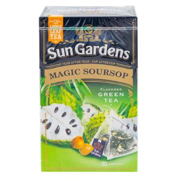 Чай зеленый Sun Gardens Magic Soursop 20шт - купить, цены на BONUS - фото 2