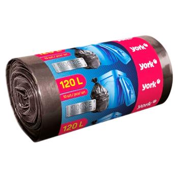 Saci de gunoi York 120l 10buc - cumpărați, prețuri pentru BONUS - foto 1