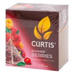 Ceai din plante Curtis Summer Berries cu fructe de padure in piramide 1.8g*20buc