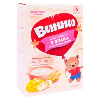 Terci Vinni 3 Сereale mango/banan cu lapte 200g - cumpărați, prețuri pentru BONUS - foto 2