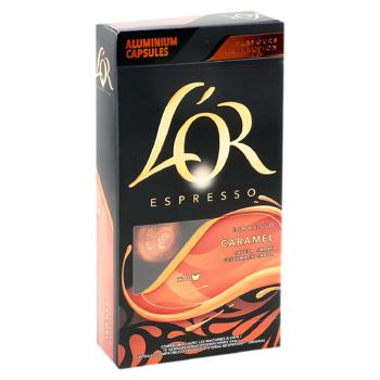 Cafea Jacobs Lor Espresso Caramel in capsule 52g - cumpărați, prețuri pentru BONUS - foto 1