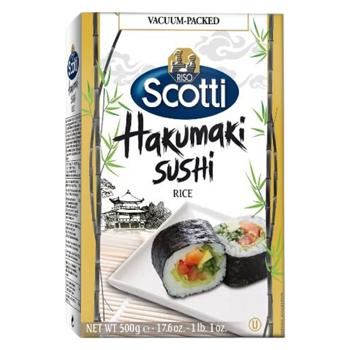 Рис Riso Scotti Hakumaki Sushi для суши 500г - купить, цены на BONUS - фото 1