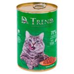 Hrană umedă Dr.Trend peste in sos pentru pisici 400g