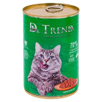 Hrană umedă Dr.Trend peste in sos pentru pisici 400g - cumpărați, prețuri pentru BONUS - foto 1