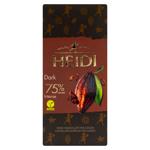 Ciocolata neagra Heidi amaruie cacao 75% 80g