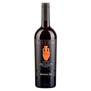 Вино Imperial Vin Cabernet Reserve Amfora красное сухое 0,75л - купить, цены на BONUS - фото 1