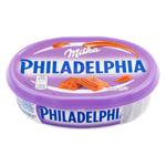 Crema de branza Philadelphia Milka cu ciocolată cu lapte 175g