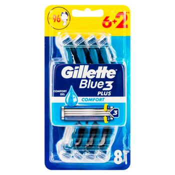 Aparat de ras Gillette Blue3 Comfort  8buc - cumpărați, prețuri pentru BONUS - foto 1
