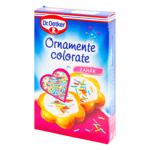 Ornamente colorate Dr. Oetker din zahar 80g