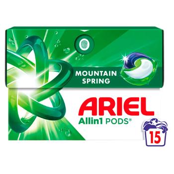 Detergent capsule Ariel Pods Mount Spring 15buc - cumpărați, prețuri pentru BONUS - foto 1