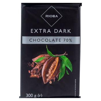 Tableta neagra Rioba 70% 300g - cumpărați, prețuri pentru METRO - foto 1