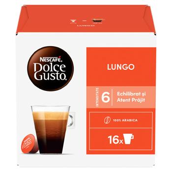 Кофе Nescafe Gusto Lungo в капсулах 16шт - купить, цены на BONUS - фото 1