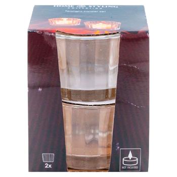 Set sfesnice din sticla 6*3cm 2buc - cumpărați, prețuri pentru BONUS - foto 1