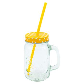 Pahar Snips Hawaii capac/pai 500ml - купить, цены на BONUS - фото 5