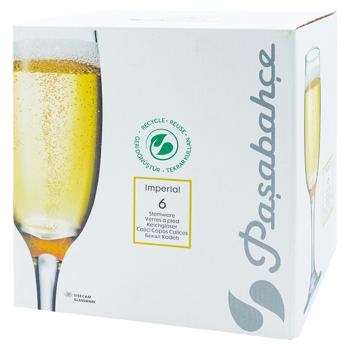 Set pocale p/u sampanie Pasabahce 6buc 210ml - купить, цены на BONUS - фото 1
