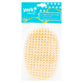 Мочалка банная York Sisal - купить, цены на BONUS - фото 1