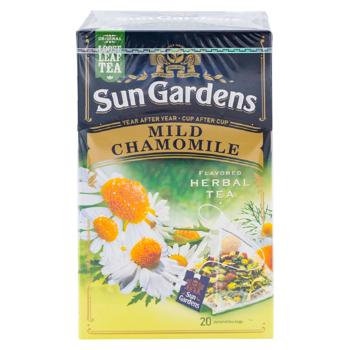 Чай травяной Sun Gardens Mild Chamomile в пирамидках 20шт - купить, цены на BONUS - фото 2